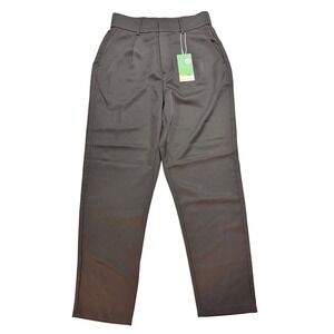 Halara Womens‎ High Waisted Dress Pants Black Straight Leg Size Medium NWT